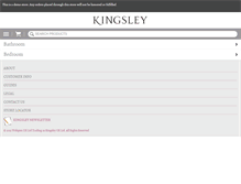 Tablet Screenshot of kingsleyhome.com